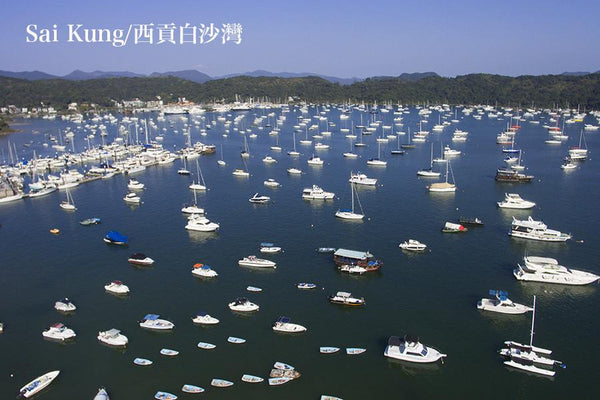 Aerial view of Pak Sha Wan, Sai Kung, Hong Kong, 2016