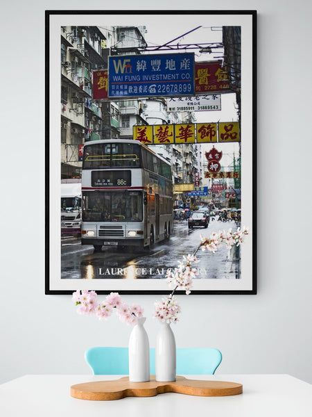 Bus and Signboards Shum Shui Po Kowloon 2011