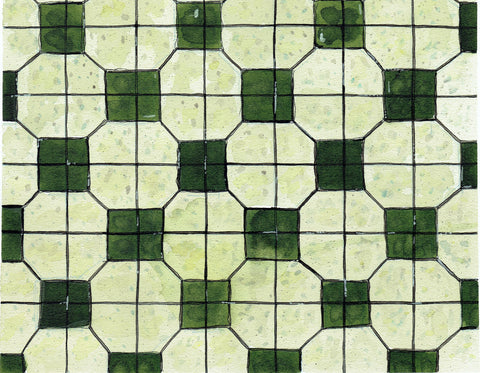 Classic Hong Kong Style floor tiles 茶餐廳地磚 2024