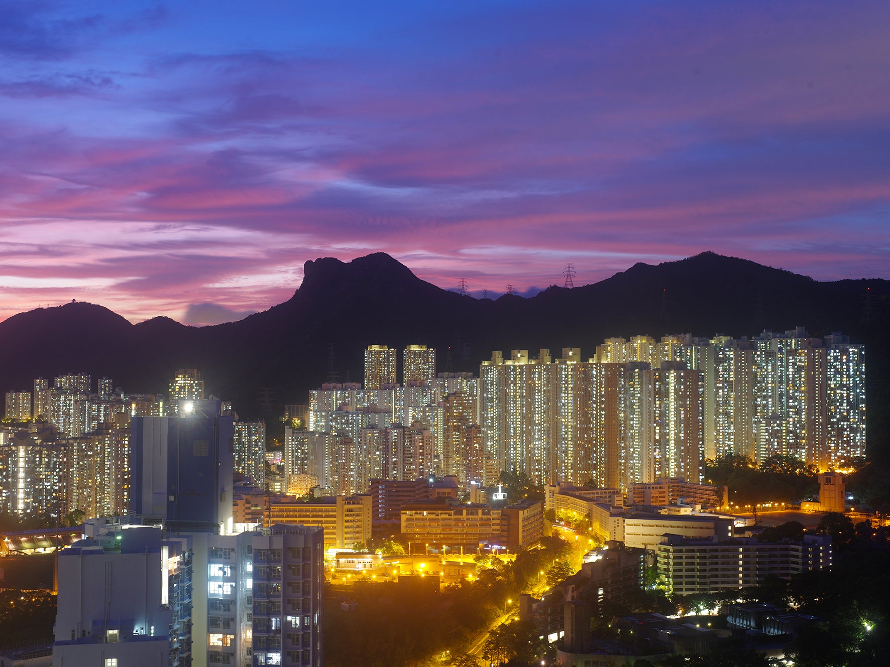 Lion's rock, Hong Kong