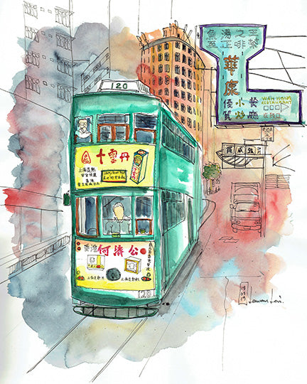No. 120號電車, 灣仔/香港 No. 120 Tram, Wan Chai/Hong Kong, 2019
