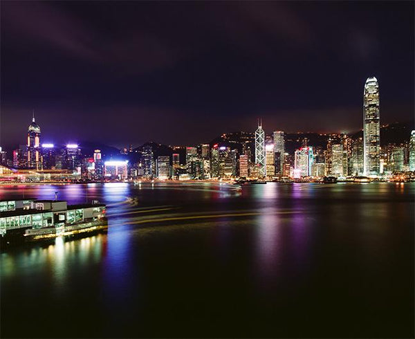 Victoria Harbour Night view of Hong Kong 2012
