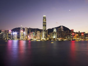 Victoria Harbour Hong Kong Night 2019