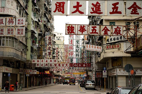 Signboards Street view of Shum Shui Po 2012